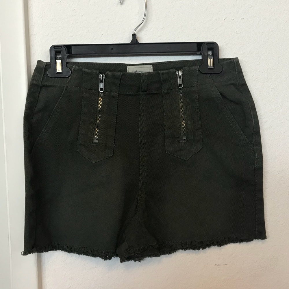 Hunter green shorts